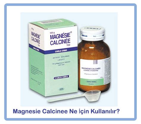 magnesie calcinee saba zayıflama